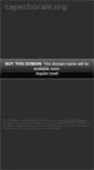 Mobile Screenshot of capechorale.org
